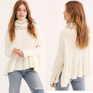 Free People Layer Cake Coconut Sweater S